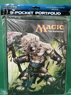 Pokemon Magic of the Gathering 9 pocket Portfolio 2008 Wizard of the Coast, NEW! - Image 1