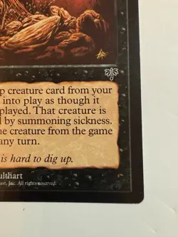 Magic: The Gathering - MTG - Shallow Grave - Mirage - Rare - English - NM - Image 5