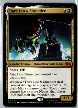 Teenage Mutant Ninja Turtles #142 Dark Leo & Shredder - Image 1