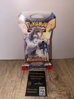 Pokemon TCG Paldea Evolved Sleeved Booster Pack Scarlet & Violet Chien-Pao - Image 1