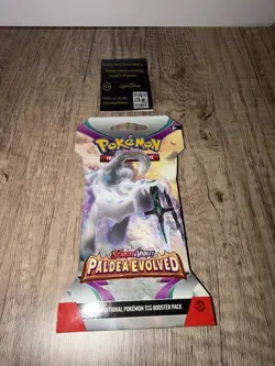 Pokemon TCG Paldea Evolved Sleeved Booster Pack Scarlet & Violet Chien-Pao - Image 3
