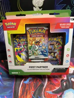 Pokemon TCG First Partner Illustration Collection Series 1 New Sealed - Image 1
