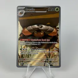 Pokemon: Crustle Illustration Rare IR Full Art Holo 186/182 (Near Mint) - Image 1