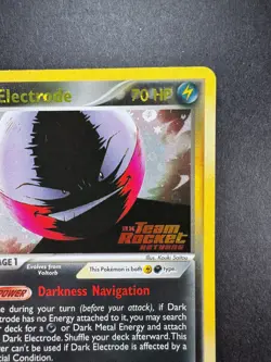 2004 Pokemon Dark Electrode 4/109 Team Rocket Returns Holo STAMPED - Image 3