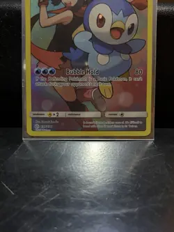 Pokemon Piplup Cosmic Eclipse Full Art Secret Rare Basic Card 239/236 - Image 4