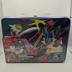 2025 POKEMON TCG COLLECTOR TREASURE CHEST LUNCH BOX TIN NEW/SEALED - Image 1
