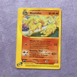 Ninetales Aquapolis Rare 25/147 Pokemon Card. NM - Image 1