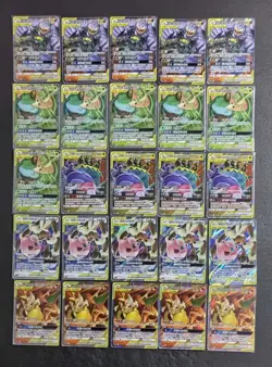 25*Lot Pokemon TCG S-Chinese TAG TEAM GX Charizard&Braixen Venusaur&Snivy JD90 - Image 1