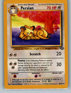 Pokemon TCG Persian Uncommon Regular 42/64 - Image 1