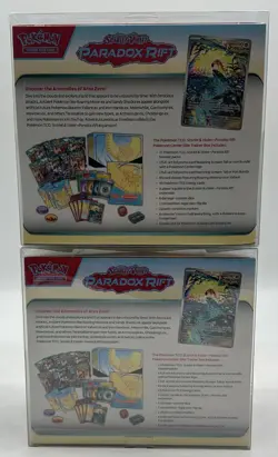 Lot of (2) Pokemon Center Paradox Rift Elite Trainer Boxes SEALED (Roaring Moon) - Image 2