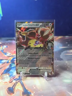 Team Rocket's Kangaskhan ex 162/217 Ascended Heroes Double Rare Pokemon TCG - Image 1