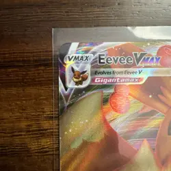 Eevee VMAX SWSH087 Promo Full Art Holo Sword & Shield Pokemon TCG NM - Image 2