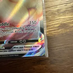 Eevee VMAX SWSH087 Promo Full Art Holo Sword & Shield Pokemon TCG NM - Image 4