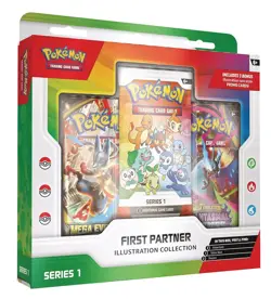 Pokemon TCG First Partner Illustration Collection Series 1 New Sealed Ships 3/20 - Image 1