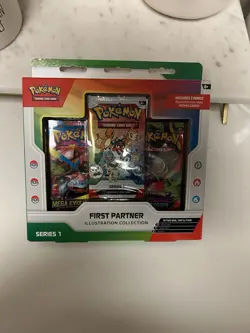 Pokemon TCG: First Partner Illustration Collection Series 1 Factory Sealed Box - Image 1
