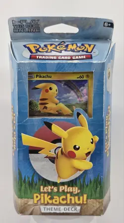 Pokemon Let’s Play Pikachu Theme Deck Factory Sealed Box - Image 1