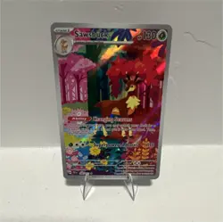 Pokemon Sawsbuck 166/162 SV05 Illustration Rare Holo Stage 1 130 HP - Image 1