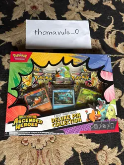 Pokemon Ascended Heroes First Partner Deluxe Pin Collection Sealed New - Image 1