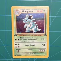 Pokemon Nidoqueen Holo Rare 1st Edition Jungle 7/64 WOTC 1999 - Image 2