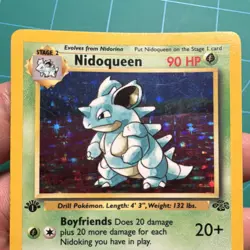 Pokemon Nidoqueen Holo Rare 1st Edition Jungle 7/64 WOTC 1999 - Image 5