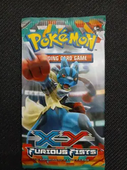 XY Furious Fist Factory Sealed Booster Pack Pokemon TCG - Image 1