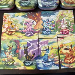Pokemon TCG Lot S&V 151 Prismatic Evolutions SPC Costco Mini Tins - No Packs - Image 2