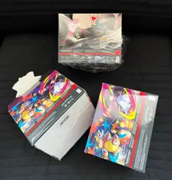 Pokemon TCG Mega Evolutions Black Bolt White Flare Mini Tin Display Empty Box - Image 4