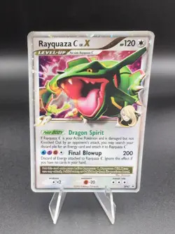 Pokemon Rayquaza C Lv.X Black Star Holo Promo DP47 - Image 1