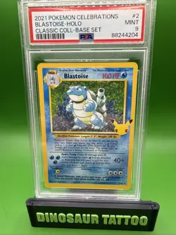 Blastoise 2/102 Holo Celebrations: Classic Collection PSA 9 Mint English Pokemon - Image 1