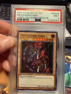 Yu-Gi-Oh! Mikazukinoyaiba Legendary Collection Kaiba 1st Ed EN098 PSA 9 POP 4! - Image 1