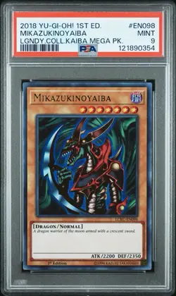 Yu-Gi-Oh! Mikazukinoyaiba Legendary Collection Kaiba 1st Ed EN098 PSA 9 POP 4! - Image 2