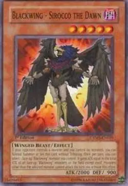 Blackwing - Sirocco the Dawn-Common / Short Print - 1st Edition - CRMS-EN010 ... - Image 1