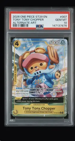 2026 Tony Tony Chopper 007 One Piece Starter Deck St29 Psa 10! - Image 1