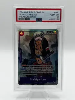 Trafalgar Law ST10-010 One Piece TR Treasure Rare English Edition PSA 10 - Image 1