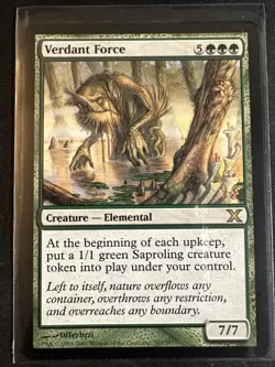 MTG Verdant Force Tenth Edition 307/383 Regular Rare Mint - Image 1
