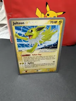 Pokemon Card Jolteon Gold Star EX Power Keepers 101/108 2008 World Championships - Image 1