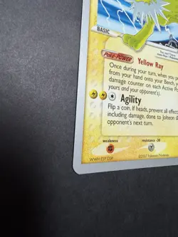 Pokemon Card Jolteon Gold Star EX Power Keepers 101/108 2008 World Championships - Image 3