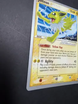 Pokemon Card Jolteon Gold Star EX Power Keepers 101/108 2008 World Championships - Image 4