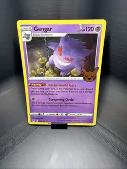 Pokemon Gengar Trick Or Trade 2023 Halloween STAMP BOOster Card 66/196 - Image 1