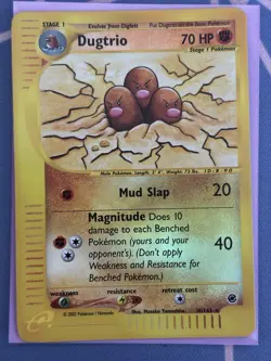 Dugtrio - 10/165 - Pokemon Expedition Reverse Holo Rare Card NM - Image 1