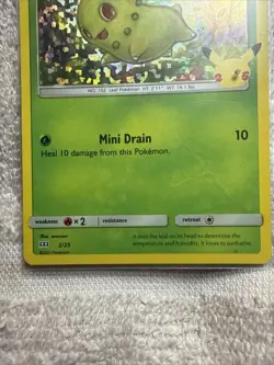 Chikorita McDonalds Pokemon Promo HOLO Card 2/25 - 25th Anniversary - Image 3