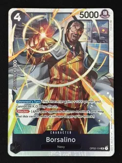 Borsalino (OP02-114) - Paramount War (OP02) - One Piece Card Game - Image 1