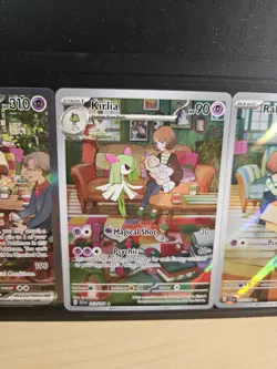 Pokemon TCG SV Base Set Illustration Rare Card Set: Ralts, Kirlia, Gardevoir - Image 3