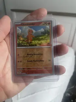 Charmander 004/165 Pokemon 151 GAME STOP Stamped Promo SEALED Card - Image 2