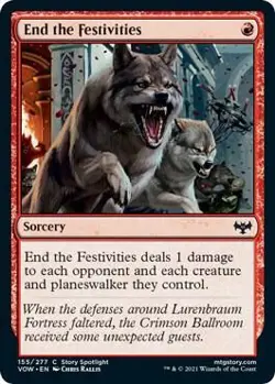 End the Festivities Normal C Innistrad: Crimson Vow 155 NM - Image 1