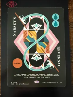 Narset's Reversal 🔥 Borderless NonFOIL 🔥 MTG 0014 NM Encyclopedia Secret Lair - Image 1