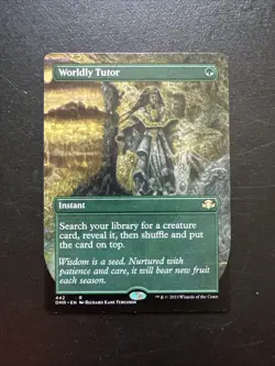 Worldly Tutor (Borderless) Dominaria Remastered Regular - Image 1