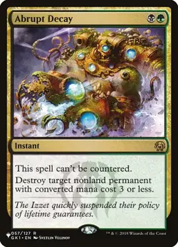 Abrupt Decay Regular - The List MTG-NM - Image 1