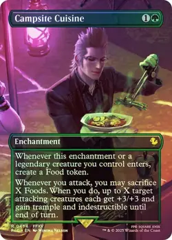 Campsite Cuisine (Borderless) Commander: Final Fantasy Foil - Image 1