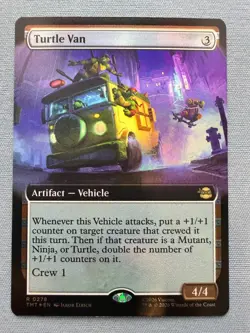 Turtle Van (Extended Art) *FOIL* NM - Teenage Mutant Ninja Turtles MTG TMNT #278 - Image 1